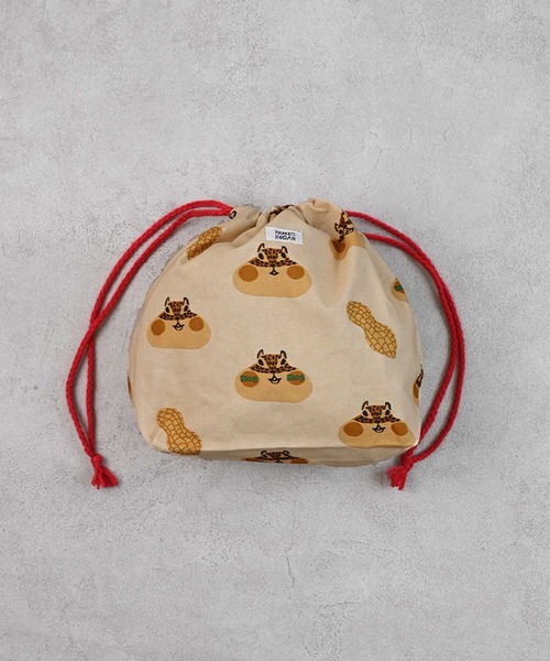 MARKEY'S（マーキーズ）の「[26年春夏新色＆再入荷]ソウガラ巾着(M)（ポーチ・キッズ・ライトグレー/ホワイト/ラベンダー/ブラック/アイボリー/オレンジ/ブルー/グリーン/ブラウン/ターコイズブルー/ベージュ/レッド/ホワイト系その他/グリーン系その他/キャメル/ライトブルー/ブルー系その他・M）」の8枚目の写真