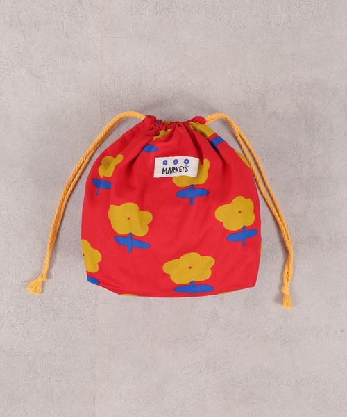 MARKEY'S（マーキーズ）の「[26年春夏新色＆再入荷]ソウガラ巾着(M)（ポーチ・キッズ・ライトグレー/ホワイト/ラベンダー/ブラック/アイボリー/オレンジ/ブルー/グリーン/ブラウン/ターコイズブルー/ベージュ/レッド/ホワイト系その他/グリーン系その他/キャメル/ライトブルー/ブルー系その他・M）」の16枚目の写真