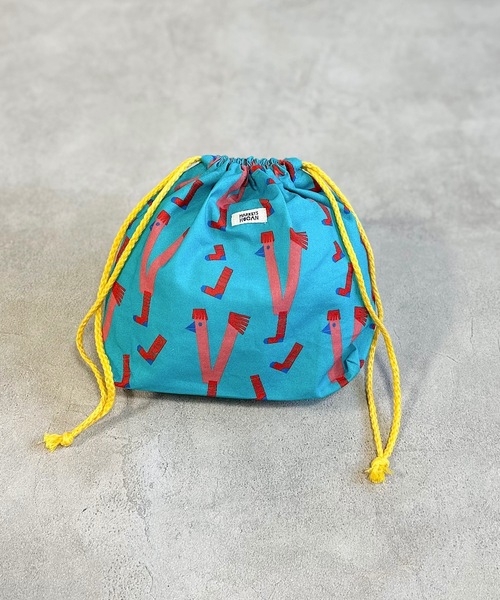 MARKEY'S（マーキーズ）の「[26年春夏新色＆再入荷]ソウガラ巾着(M)（ポーチ・キッズ・ライトグレー/ホワイト/ラベンダー/ブラック/アイボリー/オレンジ/ブルー/グリーン/ブラウン/ターコイズブルー/ベージュ/レッド/ホワイト系その他/グリーン系その他/キャメル/ライトブルー/ブルー系その他・M）」の12枚目の写真