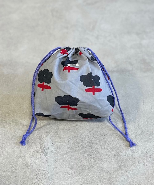 MARKEY'S（マーキーズ）の「[26年春夏新色＆再入荷]ソウガラ巾着(M)（ポーチ・キッズ・ライトグレー/ホワイト/ラベンダー/ブラック/アイボリー/オレンジ/ブルー/グリーン/ブラウン/ターコイズブルー/ベージュ/レッド/ホワイト系その他/グリーン系その他/キャメル/ライトブルー/ブルー系その他・M）」の6枚目の写真