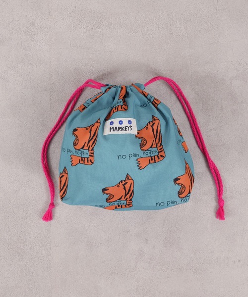 MARKEY'S（マーキーズ）の「[26年春夏新色＆再入荷]ソウガラ巾着(M)（ポーチ・キッズ・ライトグレー/ホワイト/ラベンダー/ブラック/アイボリー/オレンジ/ブルー/グリーン/ブラウン/ターコイズブルー/ベージュ/レッド/ホワイト系その他/グリーン系その他/キャメル/ライトブルー/ブルー系その他・M）」の11枚目の写真