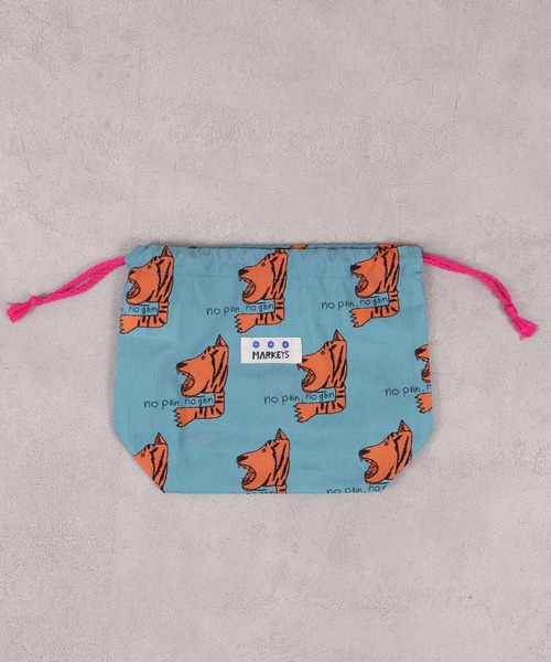 MARKEY'S（マーキーズ）の「[26年春夏新色＆再入荷]ソウガラ巾着(M)（ポーチ・キッズ・ライトグレー/ホワイト/ラベンダー/ブラック/アイボリー/オレンジ/ブルー/グリーン/ブラウン/ターコイズブルー/ベージュ/レッド/ホワイト系その他/グリーン系その他/キャメル/ライトブルー/ブルー系その他・M）」の21枚目の写真