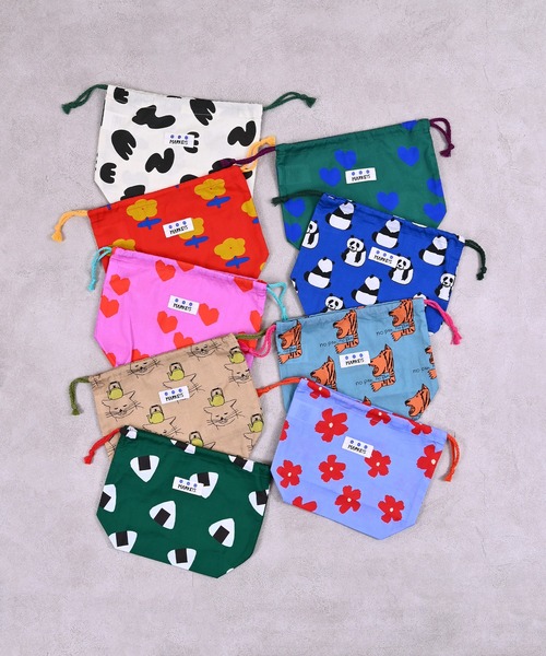 MARKEY'S（マーキーズ）の「[26年春夏新色＆再入荷]ソウガラ巾着(M)（ポーチ・キッズ・ライトグレー/ホワイト/ラベンダー/ブラック/アイボリー/オレンジ/ブルー/グリーン/ブラウン/ターコイズブルー/ベージュ/レッド/ホワイト系その他/グリーン系その他/キャメル/ライトブルー/ブルー系その他・M）」の19枚目の写真