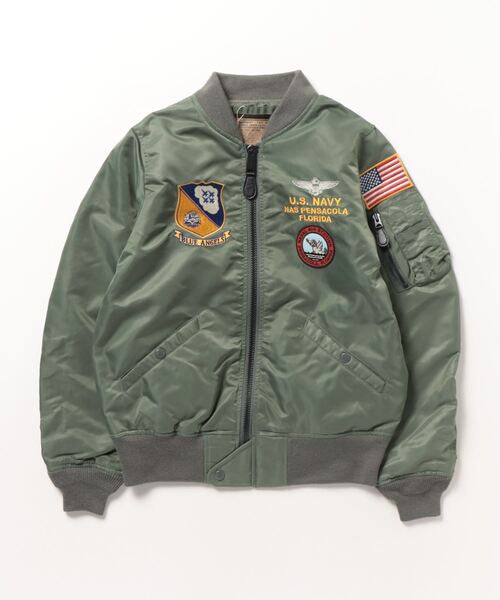 AVIREX フライトジャケット L-2A ブルーエンジェルス ミリタリー 薄手 AVIREX フライトジャケット L-2A ブルーエンジェルス ミリタリー 黒