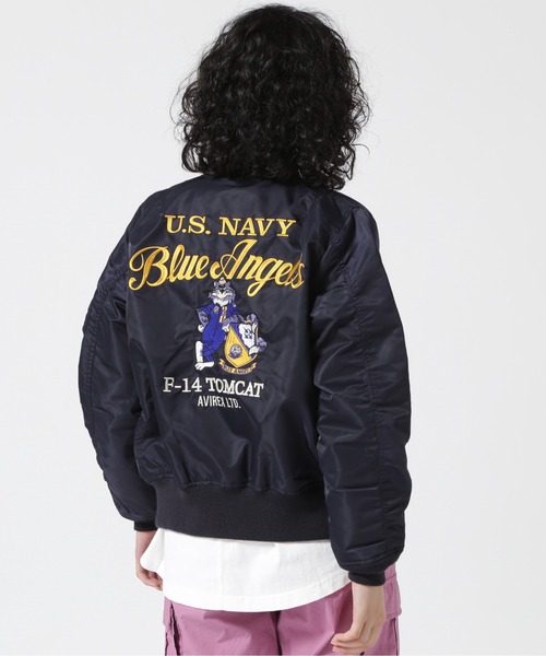 AVIREX トムキャット L-2フライトジャケット ブルーエンジェルス