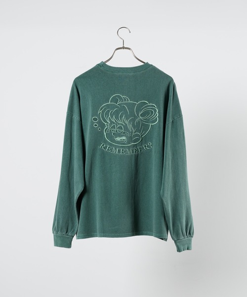 最終セール　新品未使用　ヴィンテージ　ディオール　Tシャツ　黄緑　タグ付き セール】Vintage Like Pigment Long T-shirt / ヴィンテージ