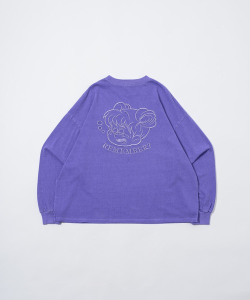セール】Vintage Like Pigment Long T-shirt / ヴィンテージ