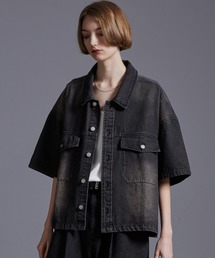 Loose/ルース | ヴィンテージセミショートデニムシャツジャケット(シャツ/ブラウス)