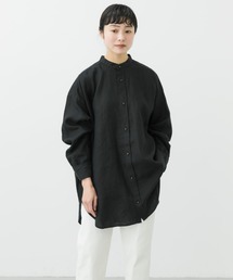 かぐれ | 『ユニセックス』リネンビッグシャツ(Tシャツ/カットソー)