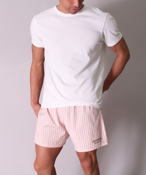 UNIVERSAL OVERALL（ユニバーサルオーバーオール）の「(LG)【UNIVERSAL OVERALL】ストライプ柄 ワーク トランクス（トランクス・メンズ・ブラック系/サックスブルー系/ピンク系/グレー系・MEDIUM/LARGE/X-LARGE）」の19枚目の写真