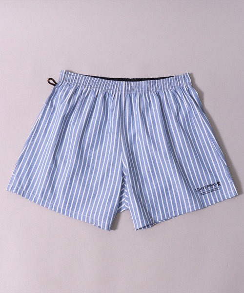 UNIVERSAL OVERALL（ユニバーサルオーバーオール）の「(LG)【UNIVERSAL OVERALL】ストライプ柄 ワーク トランクス（トランクス・メンズ・ブラック系/サックスブルー系/ピンク系/グレー系・MEDIUM/LARGE/X-LARGE）」の8枚目の写真