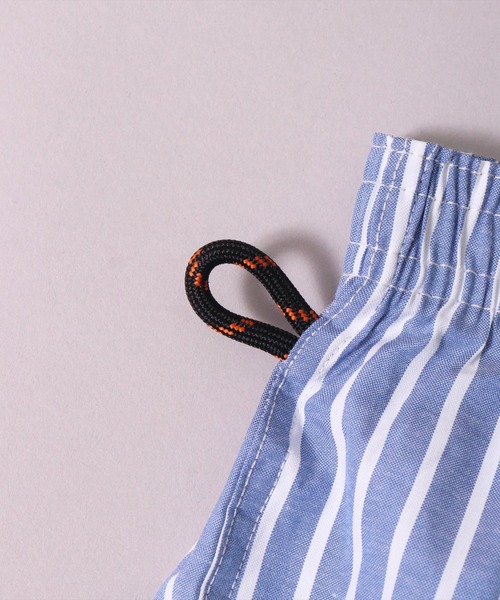 UNIVERSAL OVERALL（ユニバーサルオーバーオール）の「(LG)【UNIVERSAL OVERALL】ストライプ柄 ワーク トランクス（トランクス・メンズ・ブラック系/サックスブルー系/ピンク系/グレー系・MEDIUM/LARGE/X-LARGE）」の18枚目の写真