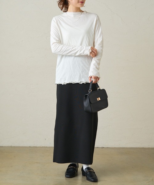 PUAL CE CIN（ピュアルセシン）の「リバーシブルメロープルオーバー（Tシャツ/カットソー・レディース・グレー系/ホワイト系・FREE）」の9枚目の写真