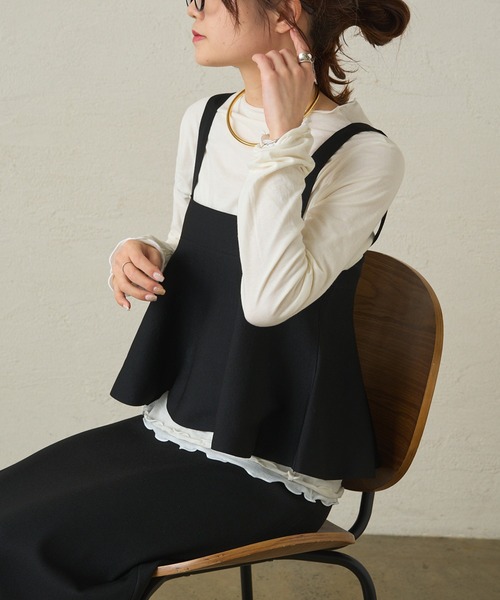 PUAL CE CIN（ピュアルセシン）の「リバーシブルメロープルオーバー（Tシャツ/カットソー・レディース・グレー系/ホワイト系・FREE）」の14枚目の写真