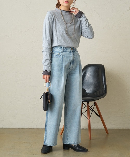 PUAL CE CIN（ピュアルセシン）の「リバーシブルメロープルオーバー（Tシャツ/カットソー・レディース・グレー系/ホワイト系・FREE）」の22枚目の写真