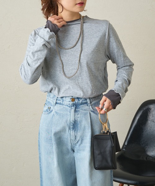 PUAL CE CIN（ピュアルセシン）の「リバーシブルメロープルオーバー（Tシャツ/カットソー・レディース・グレー系/ホワイト系・FREE）」の18枚目の写真