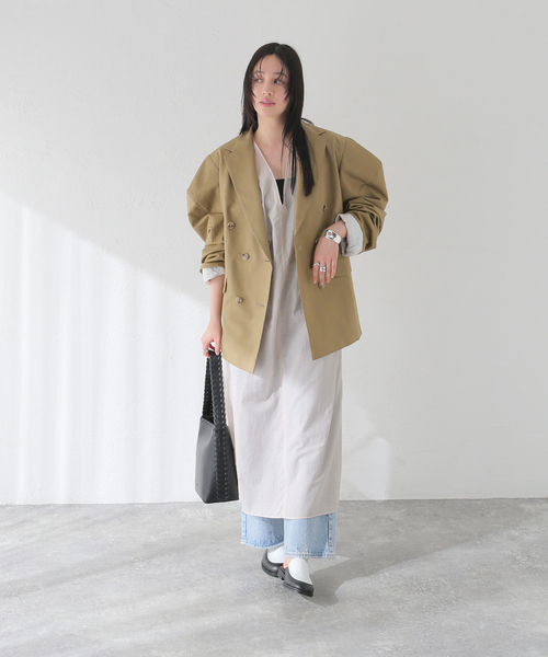 JOURNAL STANDARD（ジャーナルスタンダード）の「オーガンジーシアーワンピース（ワンピース・レディース・ブラック/アイボリー・FREE）」の7枚目の写真