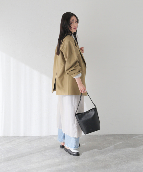 JOURNAL STANDARD（ジャーナルスタンダード）の「オーガンジーシアーワンピース（ワンピース・レディース・ブラック/アイボリー・FREE）」の8枚目の写真