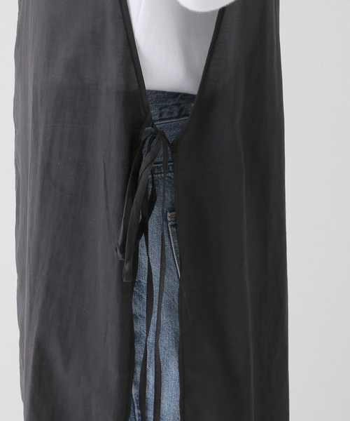 JOURNAL STANDARD（ジャーナルスタンダード）の「オーガンジーシアーワンピース（ワンピース・レディース・ブラック/アイボリー・FREE）」の18枚目の写真