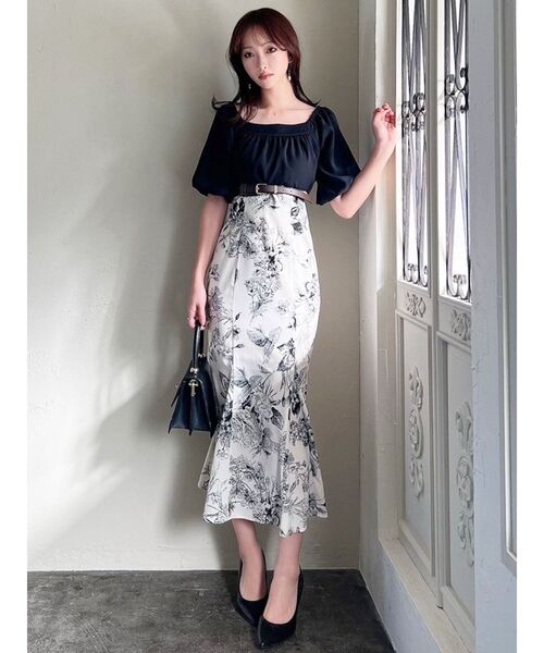 RESEXXY（リゼクシー）の「ゴールドバックルデザインベルト（ベルト・レディース・ブラウン/ベージュ・FREE）」の7枚目の写真