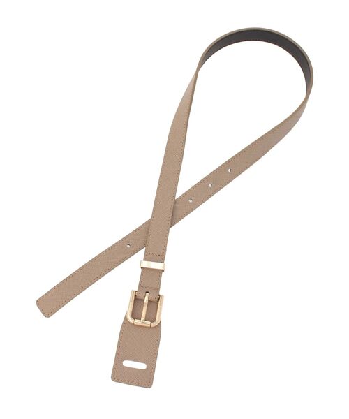 RESEXXY（リゼクシー）の「ゴールドバックルデザインベルト（ベルト・レディース・ブラウン/ベージュ・FREE）」の9枚目の写真