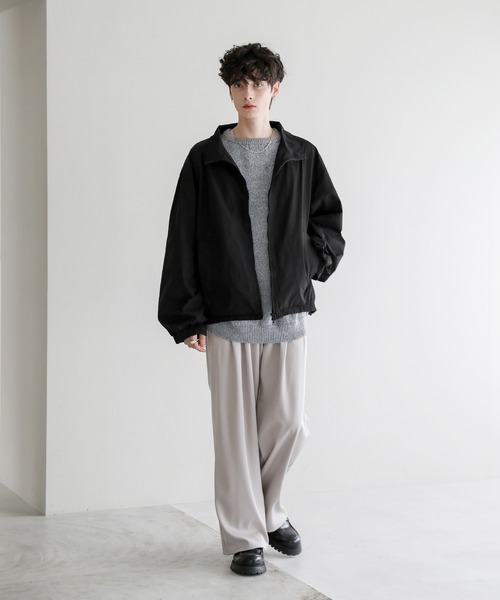 セール】ダブルジップ裾ドローコードトラックジャケット（ジャージ