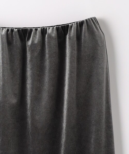 CITEN(シテン)の「<CITEN>ベロア カット マキシスカート(スカート・レディース・オリーブ/ターコイズブルー/ダークグレー・FREE)」の20枚目の写真
