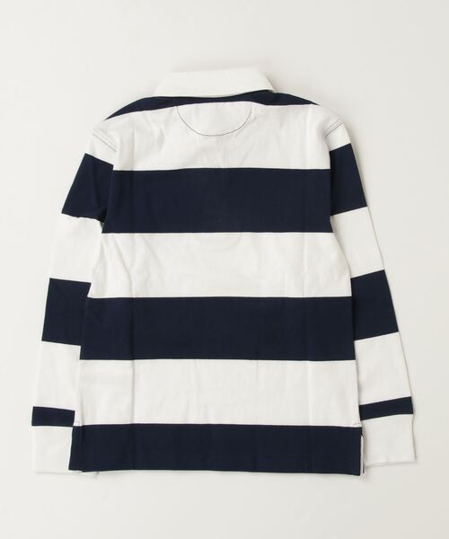 POLO RALPH LAUREN CHILDRENSWEAR（ポロ ラルフ ローレン チルドレンズウェア）の「アイコニック ラグビー シャツ（ポロシャツ・キッズ・ブルー・L/M/S/XL）」の3枚目の写真