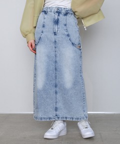 （US発）Alice+Olivia マキシ丈 デニムスカート 楽天市場】スカート マキシ丈スカート デニムマキシ フレア A