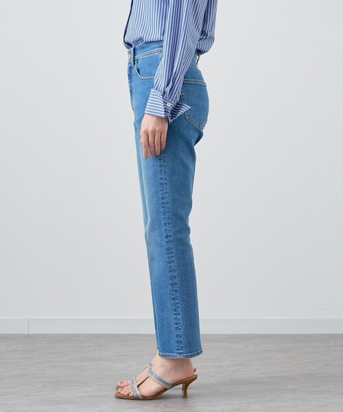 ストレッチデニムストレートパンツ（デニムパンツ）｜ANAYI