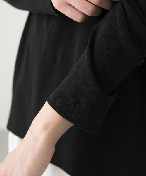 かぐれ（カグレ）の「ハイツイストコットンクルーカットソー（T