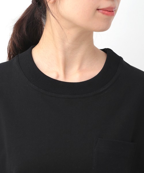 チチカカ(チチカカ)の「Rico エコフレンドリーダイ ブロックプリントリーフフラワープルオーバー(Tシャツ/カットソー・レディース・ベージュ/ブラック・FREE)」の7枚目の写真