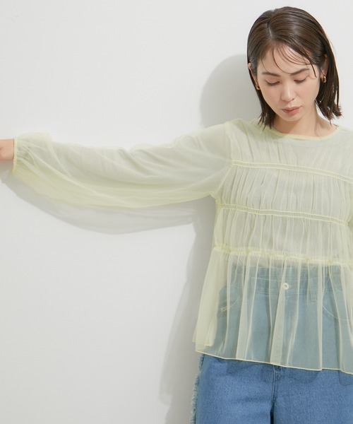チュールプルオーバー（その他トップス）｜LE CERCLE par rope
