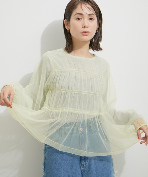 チュールプルオーバー（その他トップス）｜LE CERCLE par rope