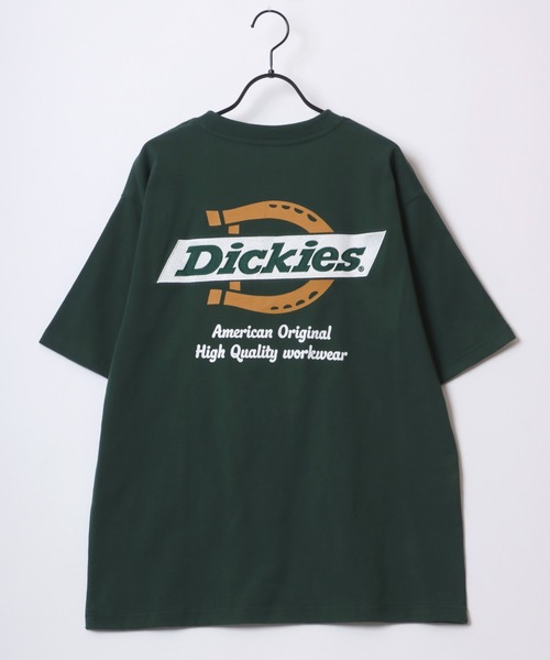 Dickies（ディッキーズ）の「Dickies/ディッキーズ 別注 オーバーサイズ ロゴ バックプリント ワンポイント刺繍 半袖Tシャツ/レディース メンズ（Tシャツ/カットソー・メンズ・ブラック系その他/ホワイト系その他/ダークグリーン/ブラック/ホワイト/ネイビー/ブルー系その他/グリーン系その他/ホワイト系その他2/ブルー系その他2/ブラック系その他2/ブラック系その他3/ブラック系その他5/ブラック系その他4・M/XL/L）」の17枚目の写真