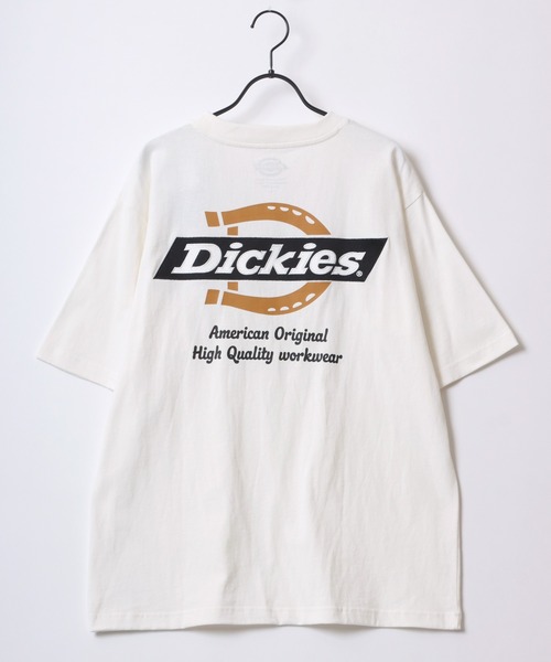 Dickies（ディッキーズ）の「Dickies/ディッキーズ 別注 オーバーサイズ ロゴ バックプリント ワンポイント刺繍 半袖Tシャツ/レディース メンズ（Tシャツ/カットソー・メンズ・ブラック系その他/ホワイト系その他/ダークグリーン/ブラック/ホワイト/ネイビー/ブルー系その他/グリーン系その他/ホワイト系その他2/ブルー系その他2/ブラック系その他2/ブラック系その他3/ブラック系その他5/ブラック系その他4・M/XL/L）」の18枚目の写真