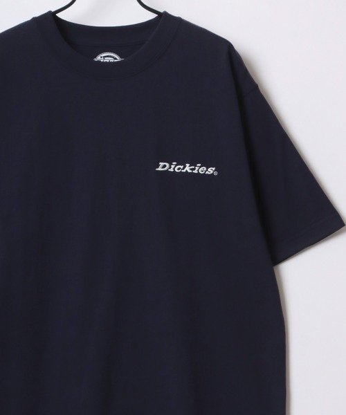 Dickies（ディッキーズ）の「Dickies/ディッキーズ 別注 オーバーサイズ ロゴ バックプリント ワンポイント刺繍 半袖Tシャツ/レディース メンズ（Tシャツ/カットソー・メンズ・ブラック系その他/ホワイト系その他/ダークグリーン/ブラック/ホワイト/ネイビー/ブルー系その他/グリーン系その他/ホワイト系その他2/ブルー系その他2/ブラック系その他2/ブラック系その他3/ブラック系その他5/ブラック系その他4・M/XL/L）」の22枚目の写真