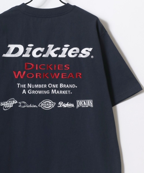 【Dickies】センターロゴ 半袖 Tシャツ ブラック / 送料無料 Dickies ディッキーズ Tシャツ 半袖 メンズ ポケット 無地 ポケT