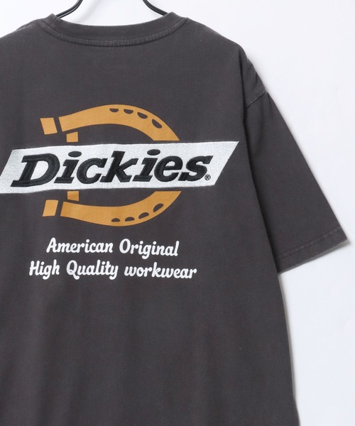 【1度のみ着用】DICKIES TWILL SKATE SHIRTS Mサイズ セール】Dickies グラフィックプリント＆刺繍 ショートスリーブT