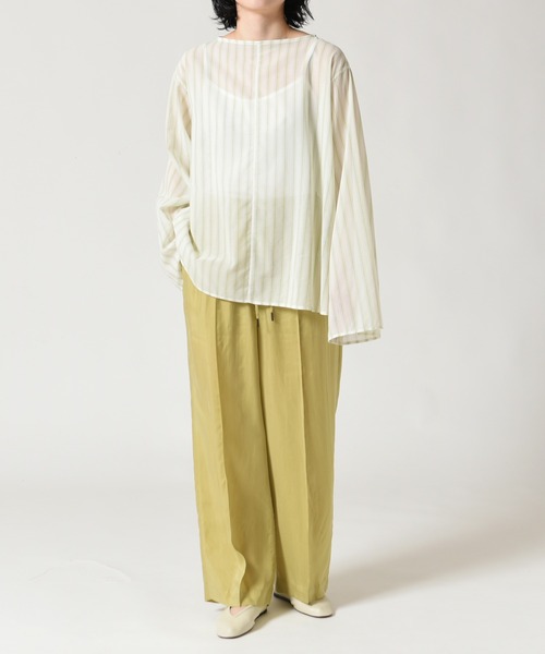 ORCIVAL シアートップス ORCIVAL | シアー ショートボレロシャツ WOMEN
