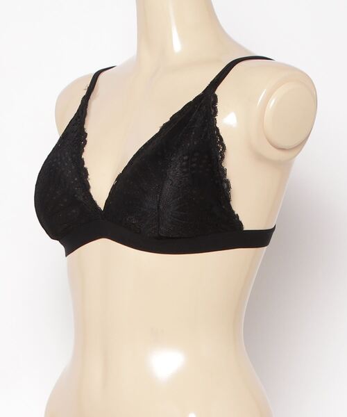 MOLUTOCHIARA(モルトキアラ)の「単品ブラジャー ブラレット ノンパッドブラ(ブラジャー・レディース・ブラック/ホワイト/ピンク・FREE)」の10枚目の写真
