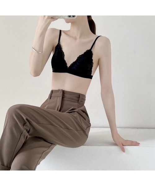 MOLUTOCHIARA(モルトキアラ)の「単品ブラジャー ブラレット ノンパッドブラ(ブラジャー・レディース・ブラック/ホワイト/ピンク・FREE)」の5枚目の写真