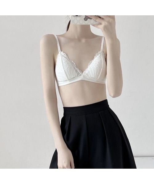 MOLUTOCHIARA(モルトキアラ)の「単品ブラジャー ブラレット ノンパッドブラ(ブラジャー・レディース・ブラック/ホワイト/ピンク・FREE)」の6枚目の写真