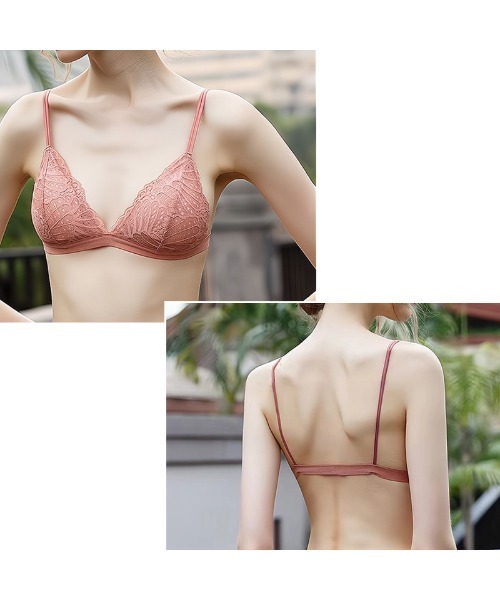 MOLUTOCHIARA(モルトキアラ)の「単品ブラジャー ブラレット ノンパッドブラ(ブラジャー・レディース・ブラック/ホワイト/ピンク・FREE)」の9枚目の写真