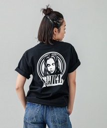 X-girl | CIRCLE BACKGROUND FACE LOGO S/S TEE(Tシャツ/カットソー)