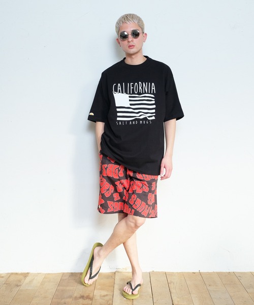 【セール】Cali Loose Big Tee (Wide Body)（Tシャツ/カットソー）｜SALT&MUGS（ソルトアンドマグス）