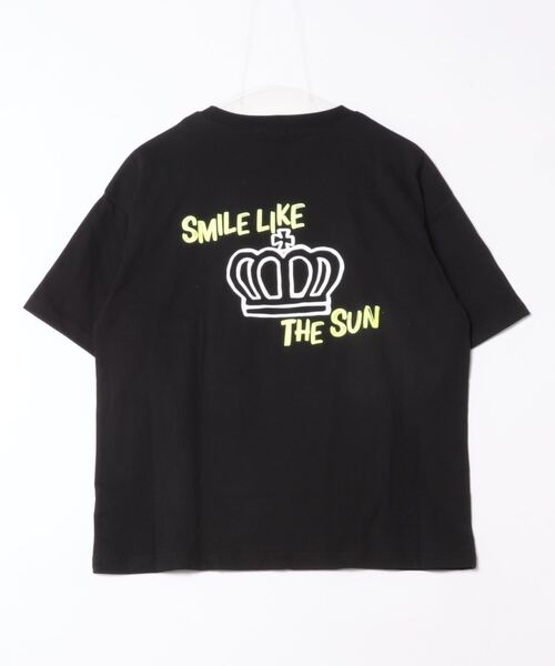 BABYDOLL(ベビードール)の「親子お揃い SUMMER 転写 Tシャツ 9374A(Tシャツ/カットソー・レディース・ブラック/ホワイト・S/M/L/XL)」の3枚目の写真