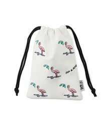 JUN&ROPE'（ジュンアンドロペ）の「【PRGコラボ】POP 刺繍ジュニアトートポーチ（ポーチ）」