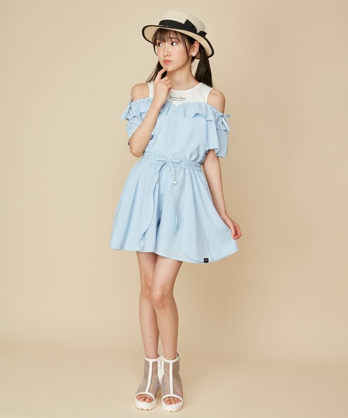 JENNI（ジェニィ）の「ドットチュールサマーハット（ハット・キッズ・ブラック/オフホワイト・54cm/56cm）」の12枚目の写真