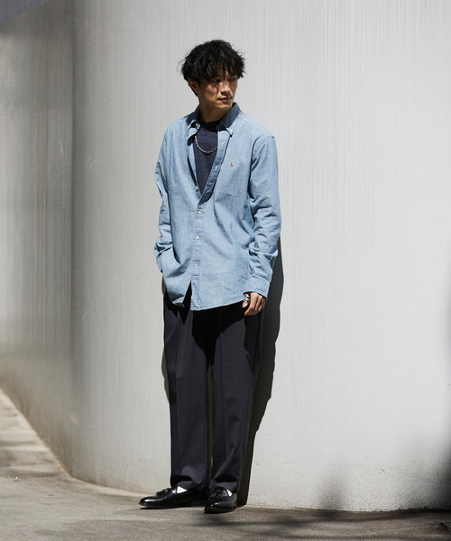 JOURNAL STANDARD relume（ジャーナルスタンダード　レリューム）の「【POLO RALPH LAUREN / ポロ ラルフローレン】 クラシックフィット BDシャツ（シャツ/ブラウス・メンズ・ダークブルー/コバルトブルー・MEDIUM/LARGE）」の4枚目の写真